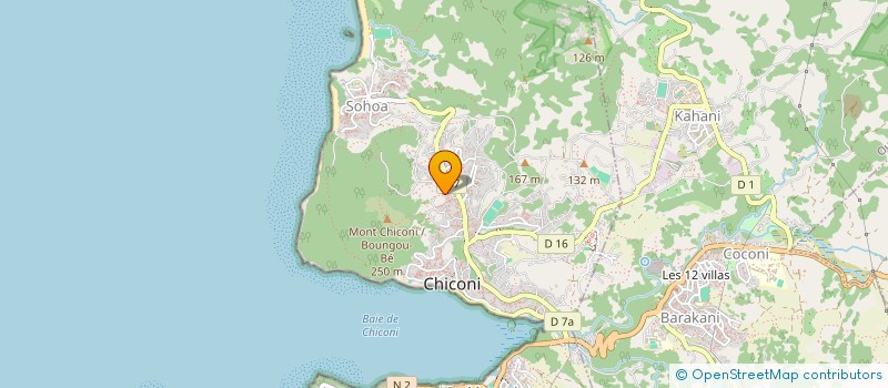 localisation de l'entreprise INFRATEL à CHICONI