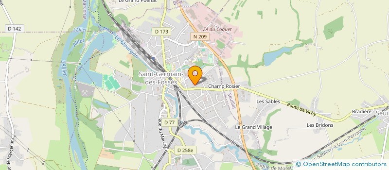 localisation de l'entreprise INFRAVENIR EXPERTISES ET SERVICES à SAINT-GERMAIN-DES-FOSSES
