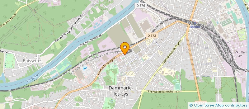 localisation de l'entreprise INFREK TP à DAMMARIE-LES-LYS