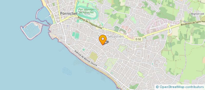 localisation de l'entreprise INFRESEC  PORNICHET