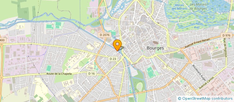 localisation de l'entreprise INFRETER  BOURGES