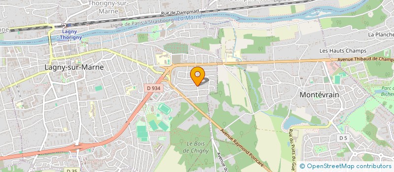 localisation de l'entreprise INFROIT22  LAGNY-SUR-MARNE