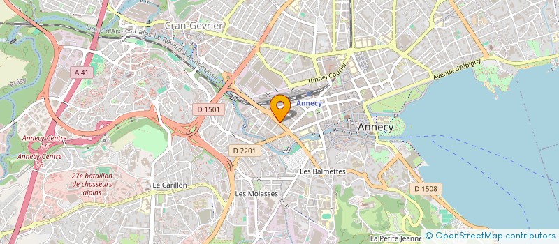 localisation de l'entreprise INFUSION à ANNECY