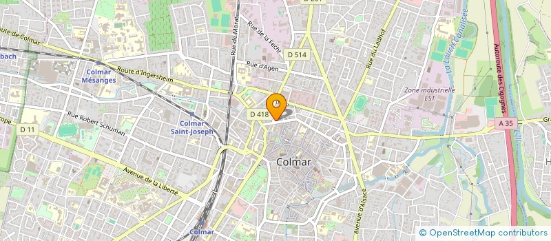 localisation de l'entreprise INFUSIONS ET SORTILEGES  COLMAR