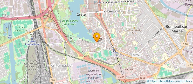 localisation de l'entreprise INFY  CRETEIL