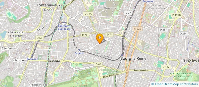localisation de l'entreprise INFYNX à SCEAUX