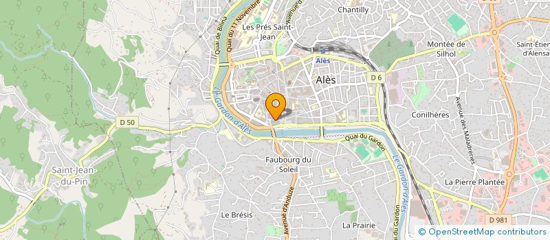localisation de l'entreprise ING ACCESSOIRES à ALES