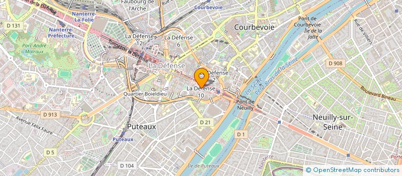 localisation de l'entreprise ING BARING SECURITIES (FRANCE) SA à PUTEAUX