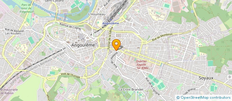 localisation de l'entreprise ING-CONSEILS-ACCOMP-CHARENTE à ANGOULEME