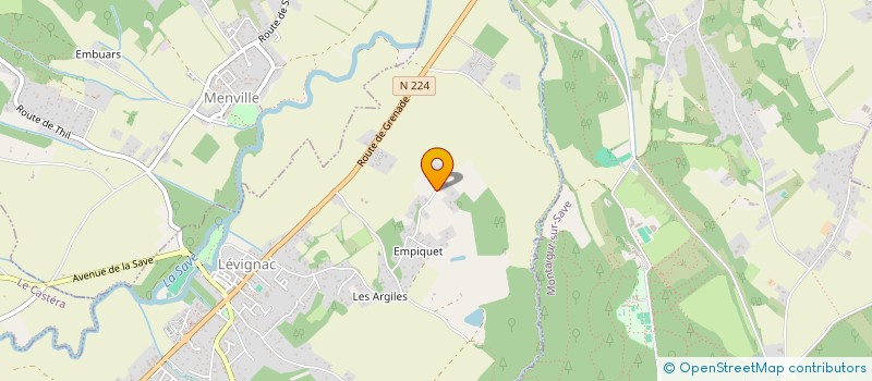 localisation de l'entreprise ING CONSTRUCTION 31  LEVIGNAC