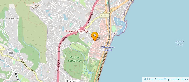 localisation de l'entreprise ING CONSULT  VILLENEUVE-LOUBET