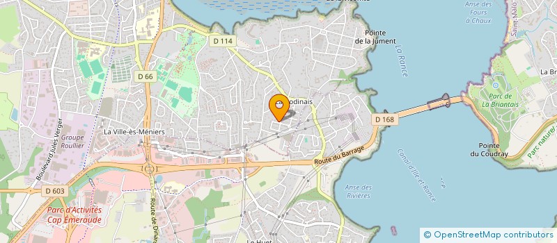 localisation de l'entreprise ING.ECO  DINARD