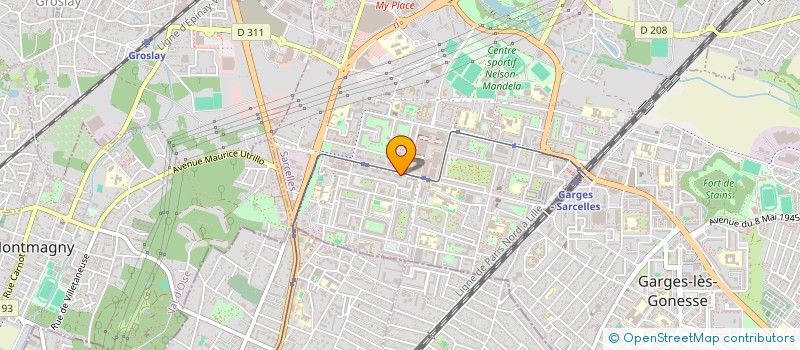 localisation de l'entreprise ING.ELEC à SARCELLES