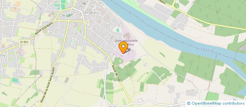 localisation de l'entreprise ING ELEC à JARGEAU