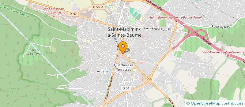 localisation de l'entreprise ING&V SOLUTIONS à SAINT-MAXIMIN-LA-SAINTE-BAUME