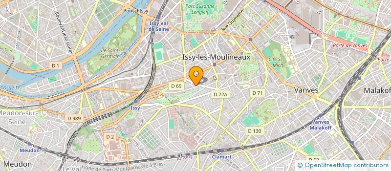 localisation de l'entreprise INGA FILMS à ISSY-LES-MOULINEAUX