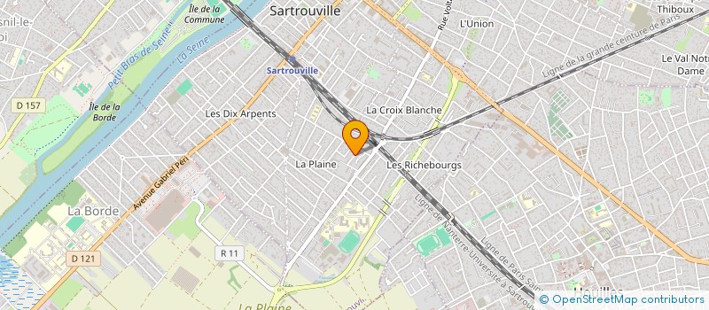 localisation de l'entreprise INGA GRIN CONSULTING à SARTROUVILLE