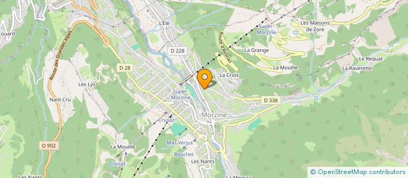 localisation de l'entreprise INGA PROBLEM  ESSERT-ROMAND