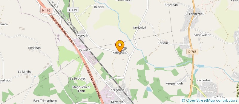 localisation de l'entreprise INGALAN KENGRED  BRECH