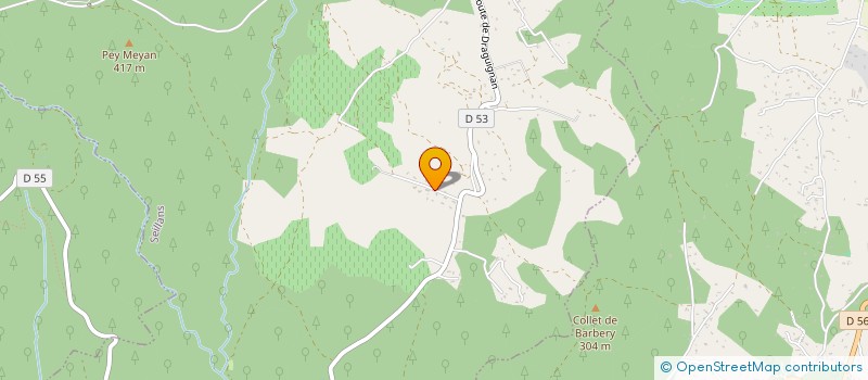 localisation de l'entreprise INGAUT  SEILLANS