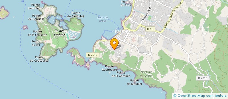 localisation de l'entreprise INGCOAT à SIX-FOURS-LES-PLAGES