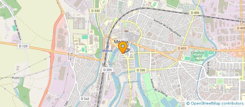 localisation de l'entreprise INGE 2000 à MEAUX