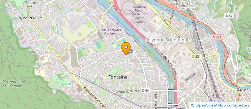 localisation de l'entreprise INGE CONSULTING FB  FONTAINE