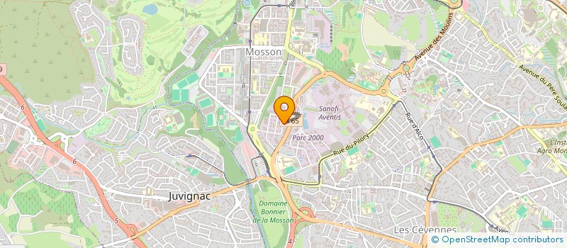 localisation de l'entreprise INGE ENERGIE à MONTPELLIER