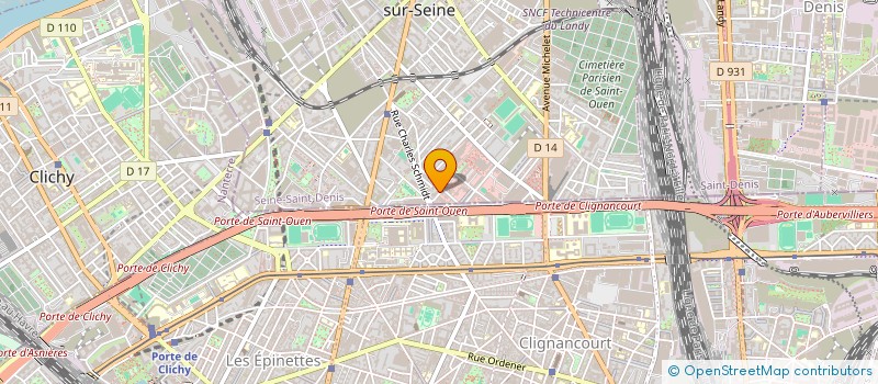 localisation de l'entreprise INGE IT à SAINT-OUEN-SUR-SEINE