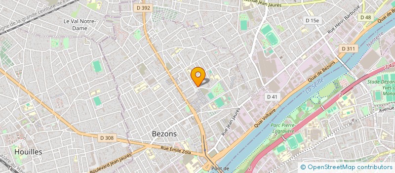 localisation de l'entreprise INGE SOLUTION ELECTRIQUE à BEZONS