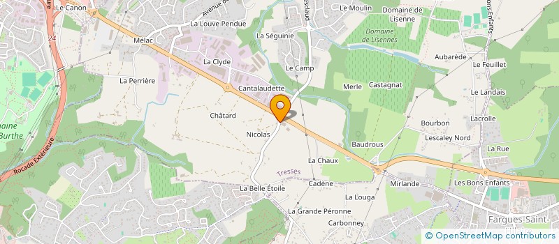 localisation de l'entreprise INGE-SSI à TRESSES