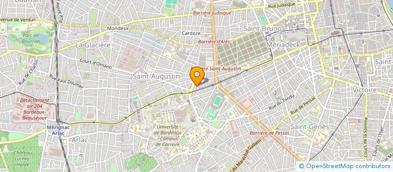 localisation de l'entreprise INGEA à BORDEAUX