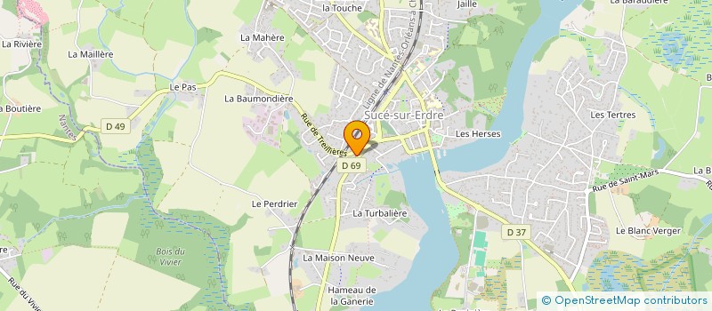 localisation de l'entreprise INGEA  SUCE-SUR-ERDRE