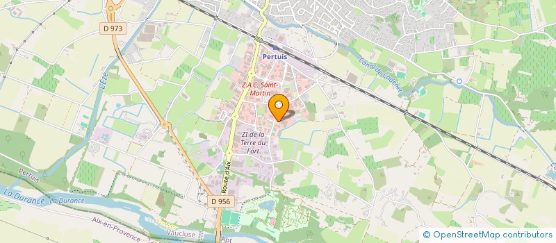 localisation de l'entreprise INGEA  PERTUIS