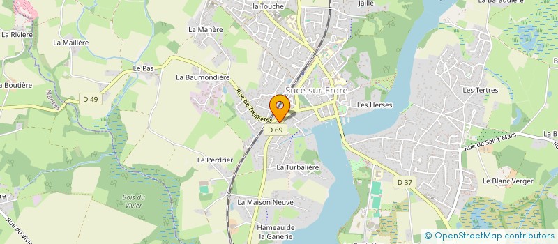 localisation de l'entreprise INGEA GROUPE  SUCE-SUR-ERDRE