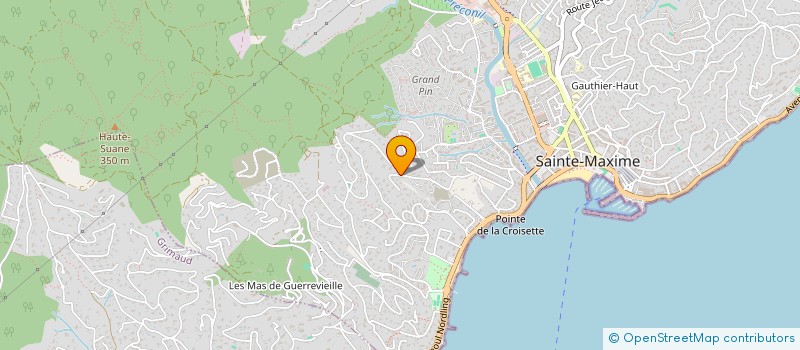 localisation de l'entreprise INGEBAT à SAINTE-MAXIME