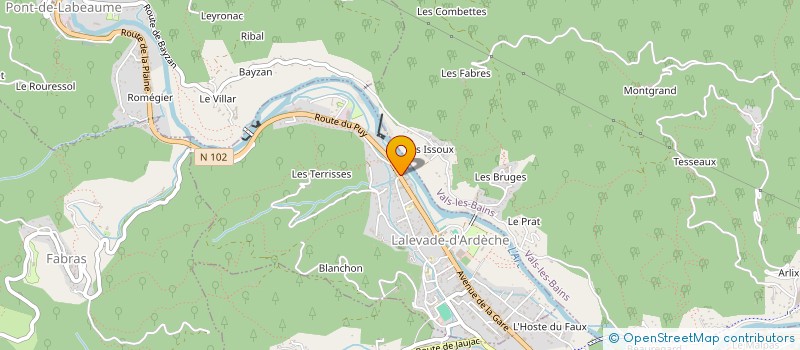 localisation de l'entreprise INGECA CONSULTING  LALEVADE-D'ARDECHE