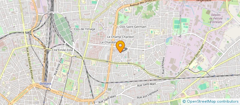 localisation de l'entreprise INGECENTRE à ORLEANS