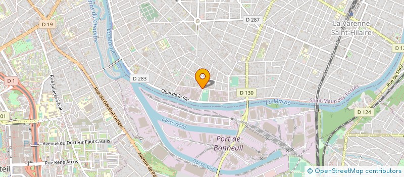 localisation de l'entreprise INGECLIM  SAINT-MAUR-DES-FOSSES