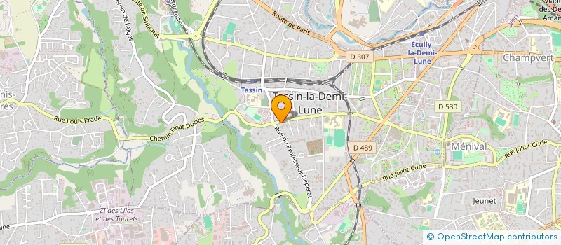localisation de l'entreprise INGECO à TASSIN-LA-DEMI-LUNE