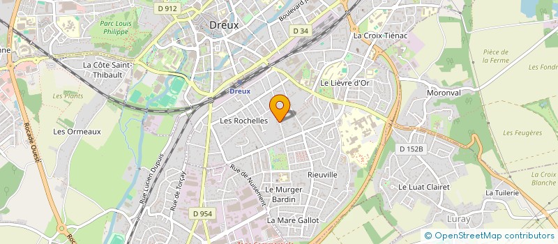 localisation de l'entreprise INGECORE à DREUX