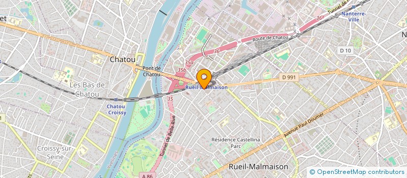 localisation de l'entreprise INGECORE à RUEIL-MALMAISON