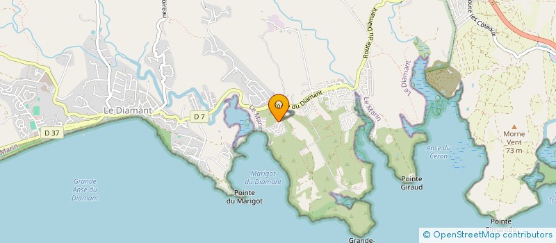 localisation de l'entreprise INGECORP CARIBE  LE DIAMANT