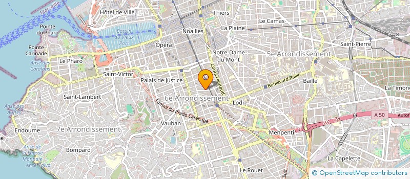 localisation de l'entreprise INGECOURS à MARSEILLE