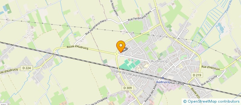 localisation de l'entreprise INGEDIAGS  AUDRUICQ