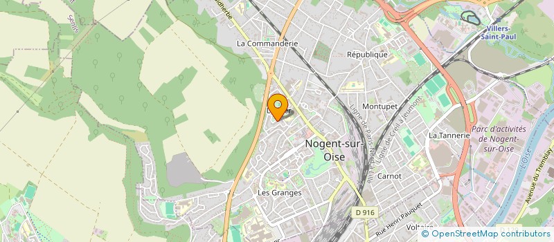 localisation de l'entreprise INGEDUC  NOGENT SUR OISE