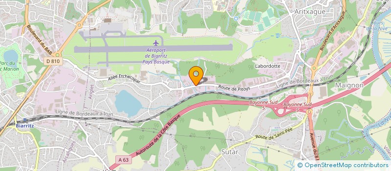 localisation de l'entreprise INGEFINANCE 64 à SAINT-PEE-SUR-NIVELLE