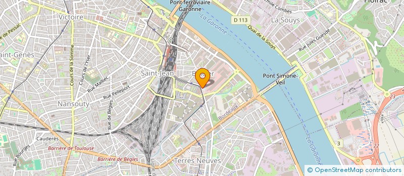 localisation de l'entreprise INGEFOX  BORDEAUX