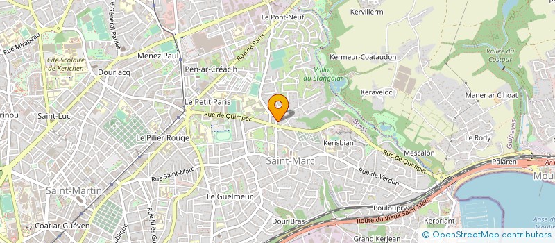 localisation de l'entreprise INGEKOO à BREST