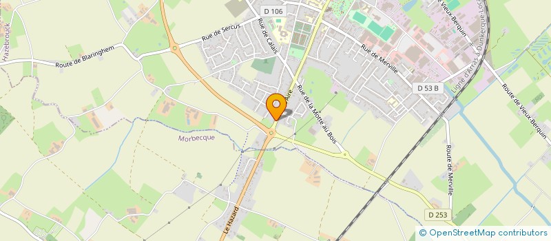 localisation de l'entreprise INGELAERE IMMO  HAZEBROUCK